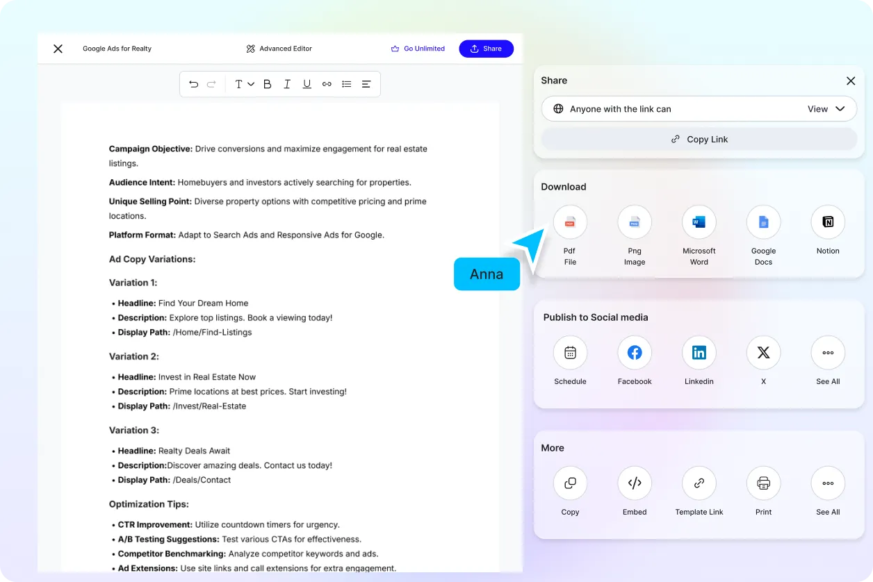 Free AI Google Ads Generator, Online Ad Copy Maker Tool